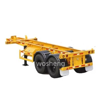 Wosheng Best 2 axle 20FT 40FT container skelet half-trailer voor containervervoer
