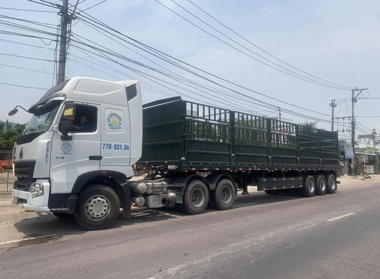 Gepersonaliseerde 12.00R22.5/11.00R20 Semi-trailer met hekstok voor bulkvervoer in Afrika