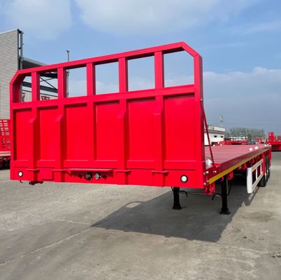 Grote capaciteit 3/4 as voorste fender zijkolom platbed container vrachtwagen halve aanhangwagen
