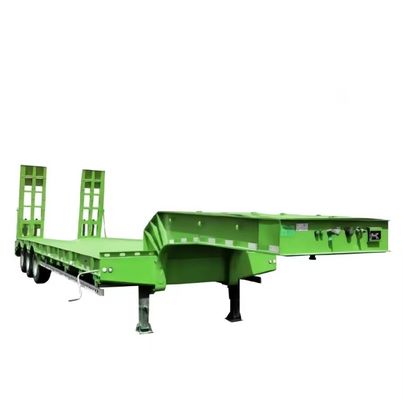 WS Goose Neck 3 axles laag platgelegen transporthalve aanhangwagen met mechanische/luchtophanging