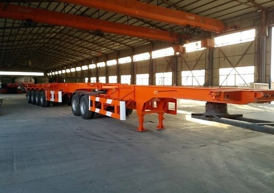 Wosheng 2 As Container Skeleton Semi Truck Trailer voor en betaalbaar vervoer