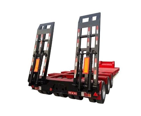 WS 120 ton laaggelegen vrachtwagen aanhangwagen De perfecte half-aanhangwagen voor het vervoer van grote apparatuur