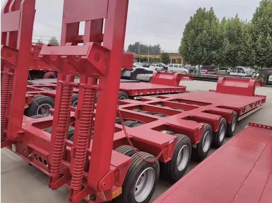 WS 120 ton laaggelegen vrachtwagen aanhangwagen De perfecte half-aanhangwagen voor het vervoer van grote apparatuur