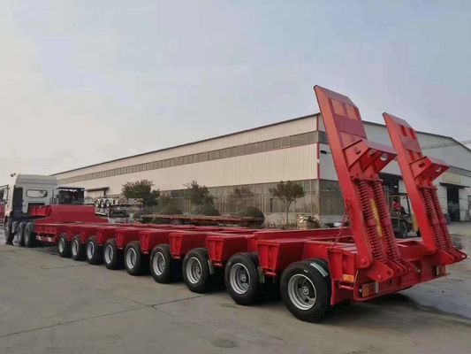 WS 120 ton laaggelegen vrachtwagen aanhangwagen De perfecte half-aanhangwagen voor het vervoer van grote apparatuur