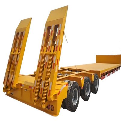 40ft Gooseneck Low Bed Trailer 13/16/20 Ton As voor Front Loading Truck Trailer