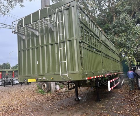 60/80 Tons 3 Assen Zaan Semi-trailer voor groenten en vee Top Rank Competitief