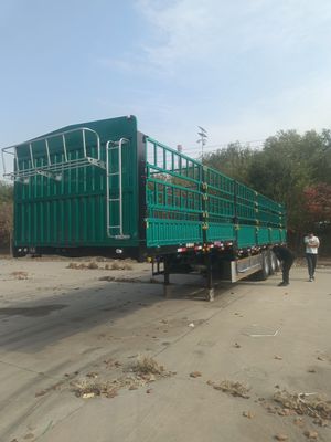 3 as zijmuur hek staal stake half-trailer voor vee en groente boerderij