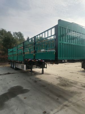 3 as zijmuur hek staal stake half-trailer voor vee en groente boerderij