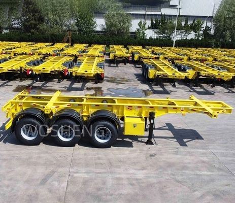 King Pin 2&quot; 50mm of 3.5&quot; 90mm JOST Semi-trailer voor Wosheng 3 Axel Geel 20FT 40FT