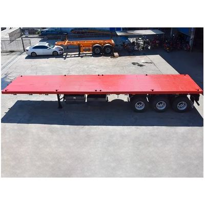 Gepersonaliseerde 3/4 Assen 40FT Container Flatbed Semi Trailer met gegarandeerde levering
