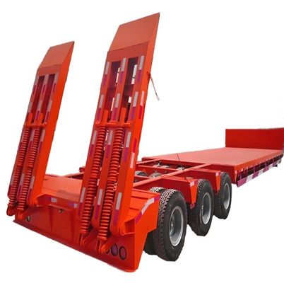 60 ton lading, laagbed semi-trailer met 315 80R22,5 banden en optionele king pin