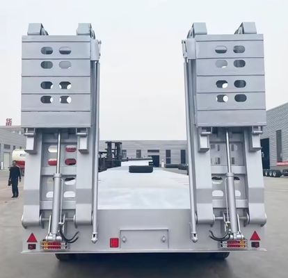 Hydraulische ladder, lage ladder, aanhangwagens voor het vervoer van zwaar materieel 13000x2500x1100