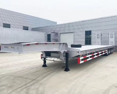 Hydraulische ladder, lage ladder, aanhangwagens voor het vervoer van zwaar materieel 13000x2500x1100