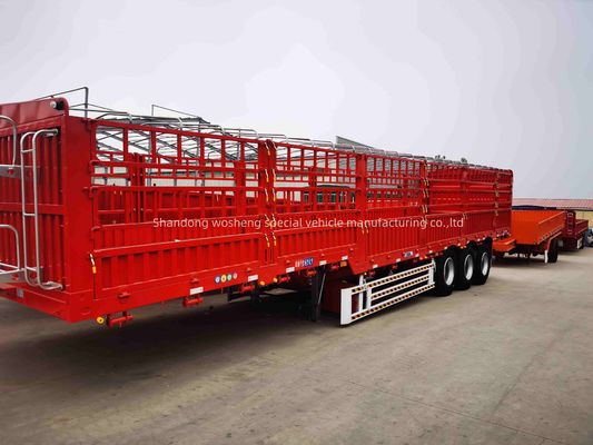 Maximale lading 42,5 ton Semi-trailer voor veehouderij hek stalen paal van Wosheng