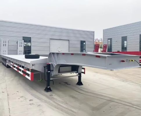 Hydraulische ladder, lage ladder, aanhangwagens voor het vervoer van zwaar materieel 13000x2500x1100