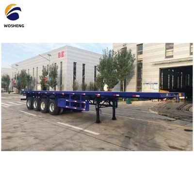 S Custom Flatbed Semi-Trailer met hoge laadcapaciteit en Dual Line Braking System