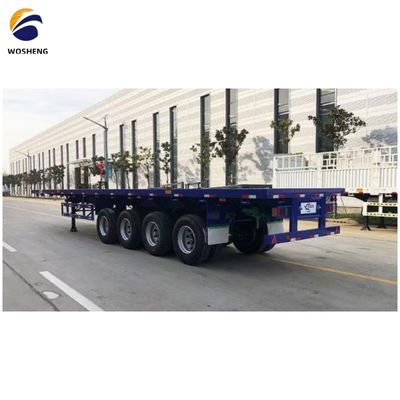 S Custom Flatbed Semi-Trailer met hoge laadcapaciteit en Dual Line Braking System