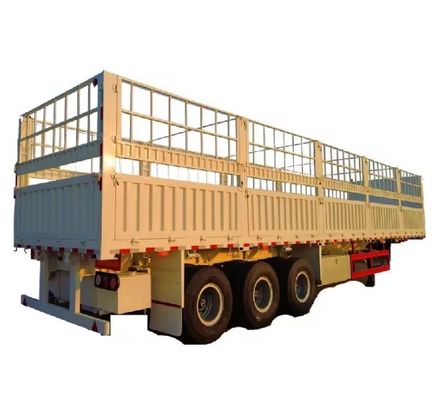 Semi-trailer voor het vervoer van 60-100 ton bouwmaterialen en op verzoek van de klant