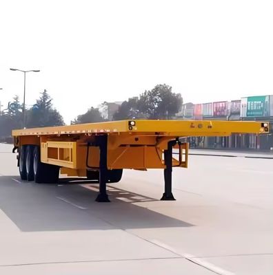 3 as 12R22.5 banden staalmateriaal platte halfrijtuig met maximale laadkracht van 20T-80T