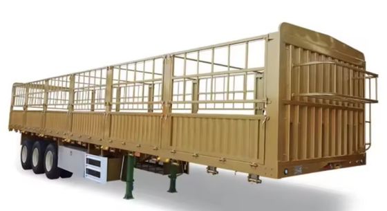 30-100 ton zijdelingse wand dropside vee vee bulk vracht hek halve vrachtwagen aanhangwagen