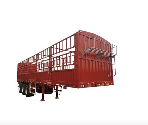30-100 ton zijdelingse wand dropside vee vee bulk vracht hek halve vrachtwagen aanhangwagen