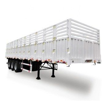 30-100 ton zijdelingse wand dropside vee vee bulk vracht hek halve vrachtwagen aanhangwagen