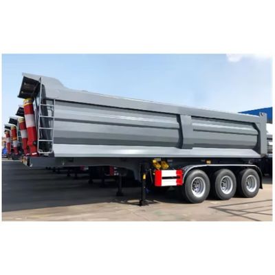 40-80 ton achterdump-half-aanhanger met Q345B/T700 staal hoofdstraal en weinig onderhoud