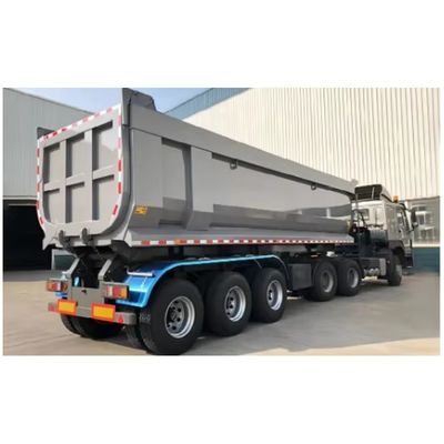 40-80 ton achterdump-half-aanhanger met Q345B/T700 staal hoofdstraal en weinig onderhoud