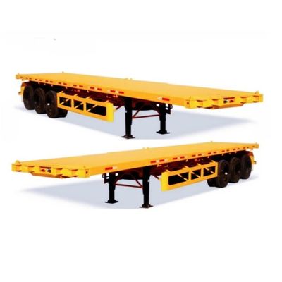 Flatbed Container Semi Trailer 40FT 45FT 48FT Rim 9.00-22.5 optionele 12400*2610*1550mm