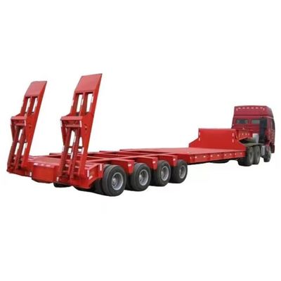 Semi-trailer 3 as 4 as 60-100 ton Gooseneck Lowboy Bed Truck Trailer in Afrika