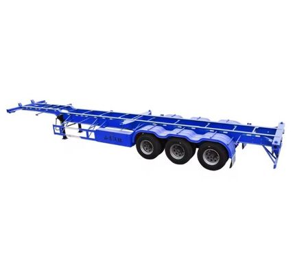 Goedkope 12400x2500x1550mm Mechanische ophanging Container Chassis Semi-trailer