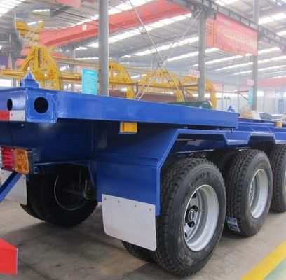 Goedkope 12400x2500x1550mm Mechanische ophanging Container Chassis Semi-trailer