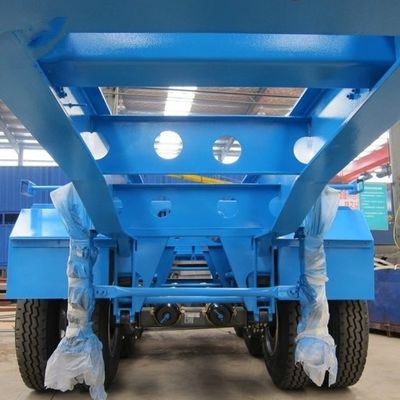 Goedkope 12400x2500x1550mm Mechanische ophanging Container Chassis Semi-trailer