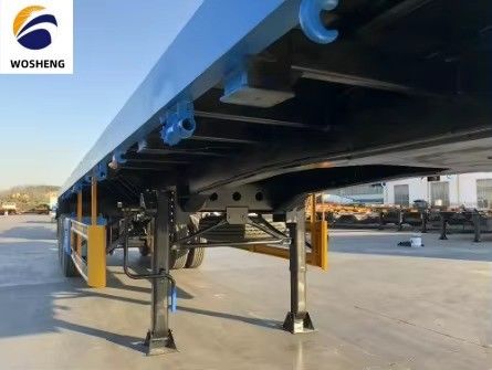 Mechanische ophanging 40 FT Semi-trailer voor het vervoer van zware machines