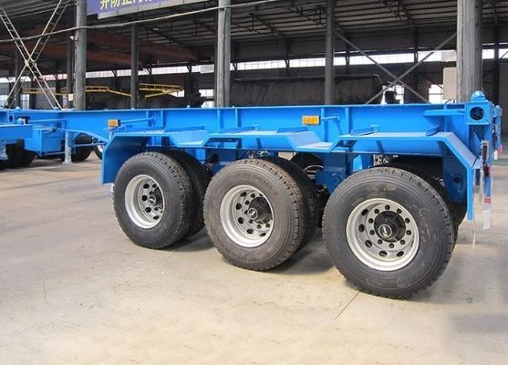 Goedkope 12400x2500x1550mm Mechanische ophanging Container Chassis Semi-trailer