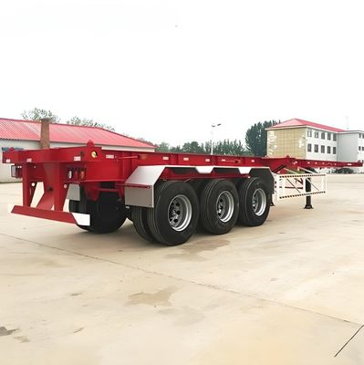 Maximale nuttige lading 50000 kg Professionele vervaardiging voor vrachtwagen aanhangwagens Skelet Halve aanhangwagens
