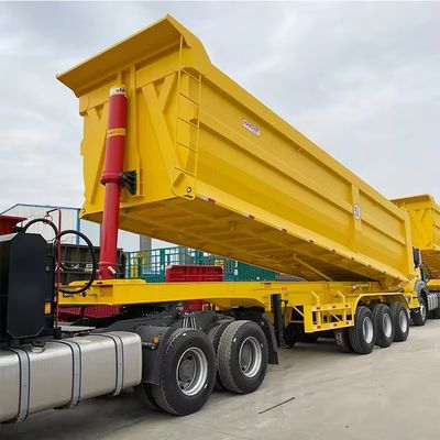 Op maat gemaakte oplegger met transport van zanderts en Q345B/T700 staal hoofdbalk