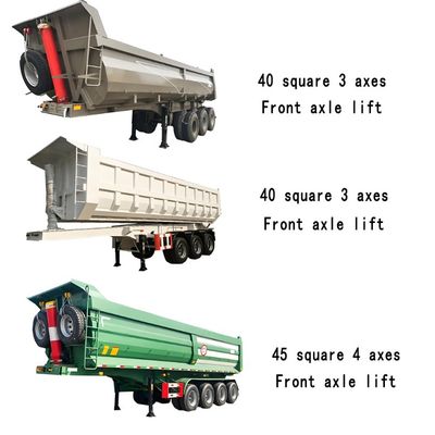 Op maat gemaakte oplegger met transport van zanderts en Q345B/T700 staal hoofdbalk