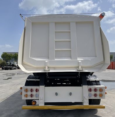 Directe zware belasting 3 assen 4 assen 50-80 ton Hydraulische tipper achterste dump half-trailer