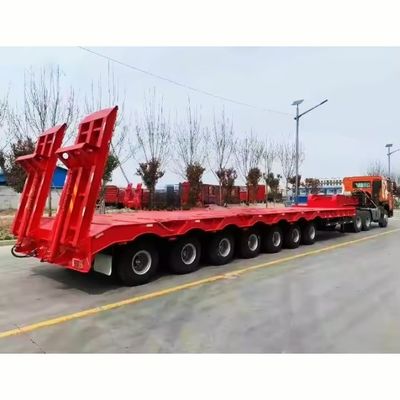 Goed lage platbed half-trailer uitbreidbaar laag bed trailer voertuig meester half-trailer