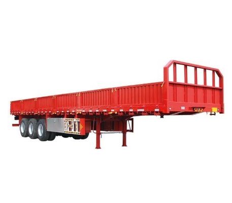 Industrie Vervoer 3 Assen Zijdekant Semi-trailer met mechanische ophanging Wosheng