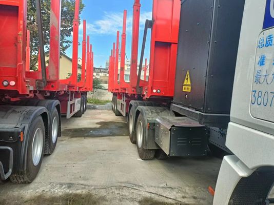 4 as WS log houtvervoer half vrachtwagen voor het vervoer van houtgoederen
