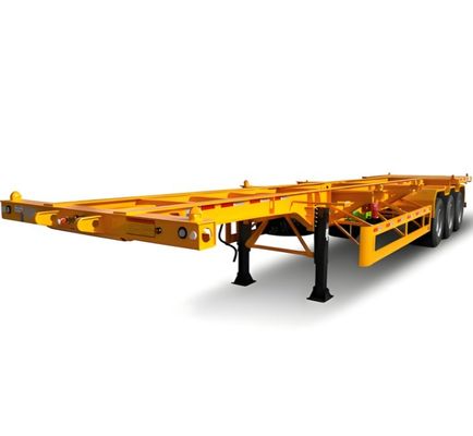 Containervervoer 2 3 4 5 Achs-skelet-half aanhangwagen voor maximale lading 50000 kg