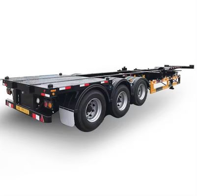 Beveiligd transportcontainer-half-aanhangwagen met draai-slot en maximale lading 30000 kg