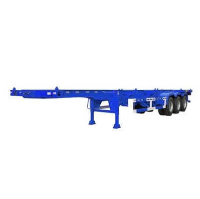 40FT 3 as Container Chassis Skeleton Semi Truck Trailer voor het vervoeren van containers