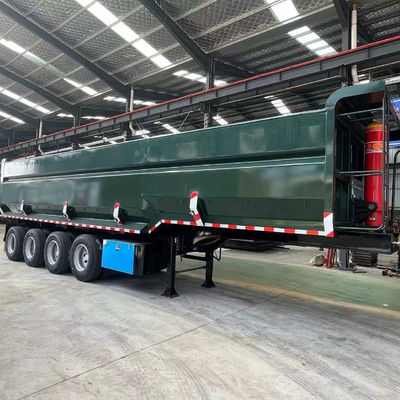 Achterste Dump Semi Trailer 3 Assen FUWA/Wosheng 40-60tons CBM Tipper Tipping Truck Trailers