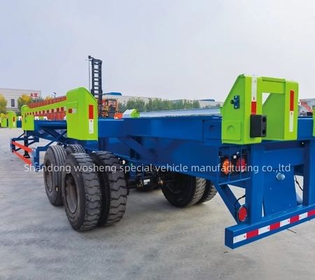 Hoofdbalk Q345B Hoogte 500 mm Containerskelet Halve aanhanger voor vrachttransporthaven