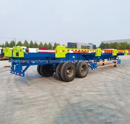 Hoofdbalk Q345B Hoogte 500 mm Containerskelet Halve aanhanger voor vrachttransporthaven