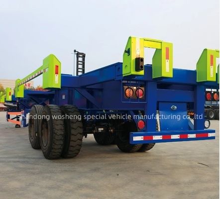 Hoofdbalk Q345B Hoogte 500 mm Containerskelet Halve aanhanger voor vrachttransporthaven