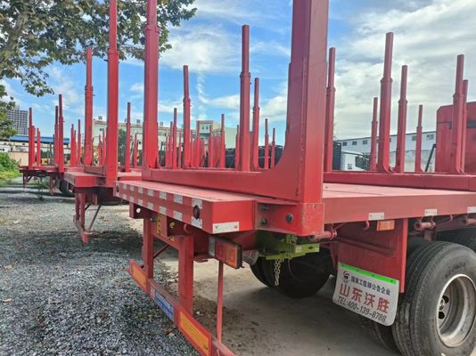 Afneembare maximale lading van 80 ton transportplatform voor houthouding